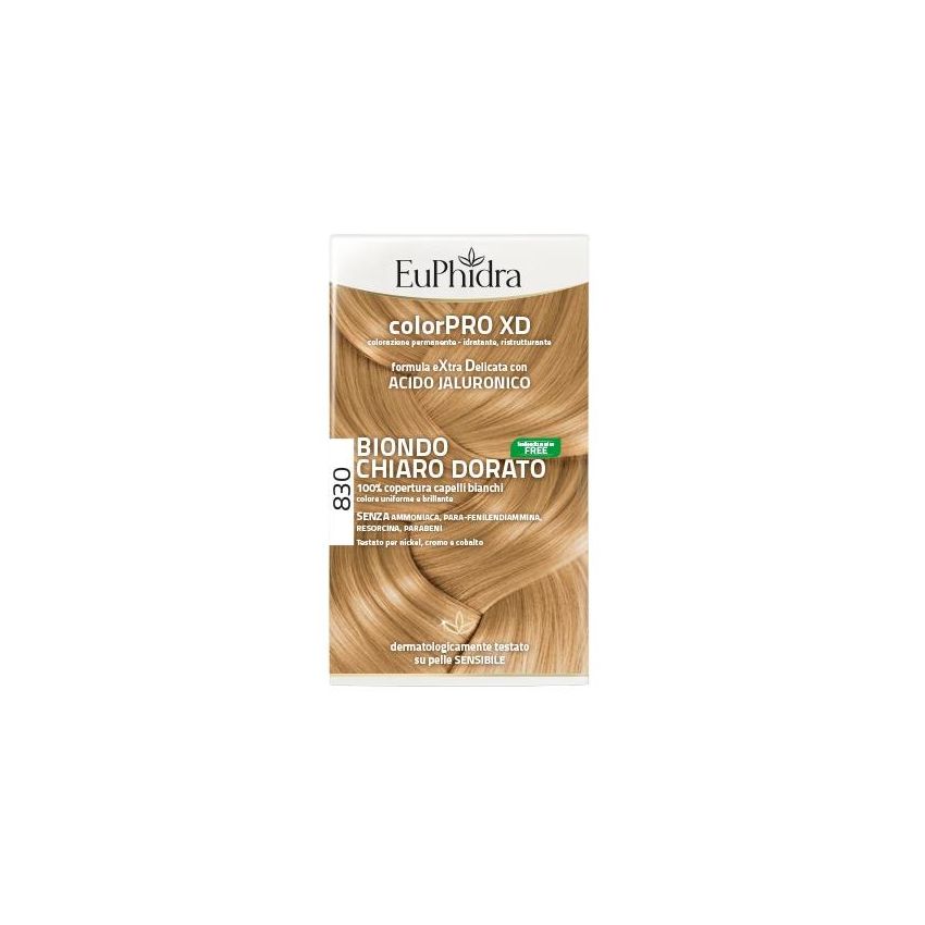 Euphidra Colorpro XD 830 - Tinta per Capelli Biondo Chiaro Dorato