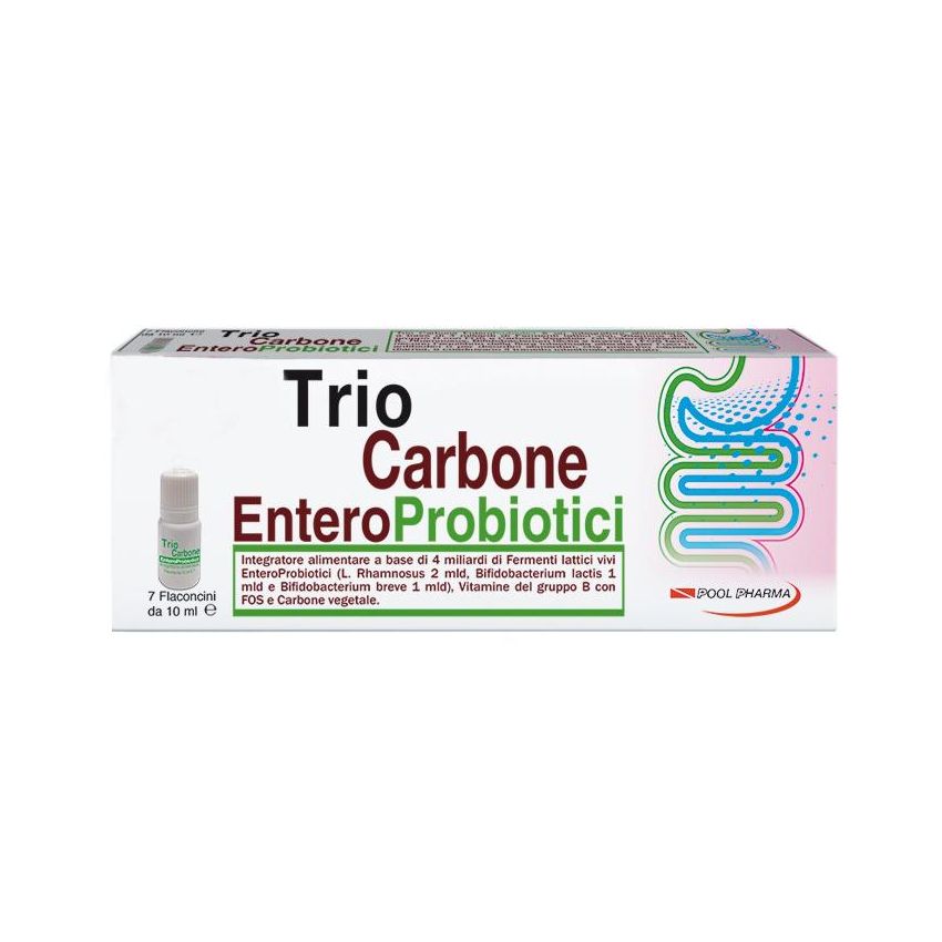 Enteroprobiotici Triocarbone - Confezione da 7 Flaconcini