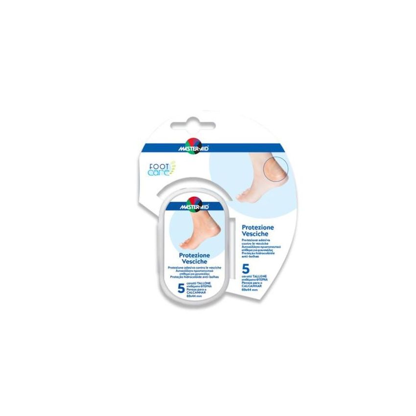 Protezione per il Tallone Contro le Vesciche 69x44mm - Pacco da 5 Pezzi