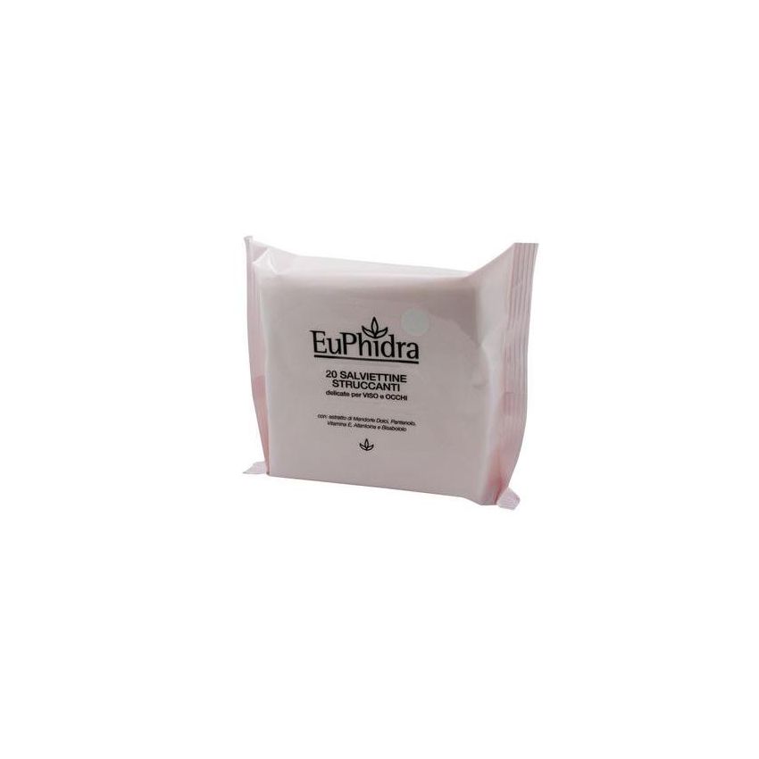 Euphidra Salviette Struccanti - Pacco da 20 Pezzi