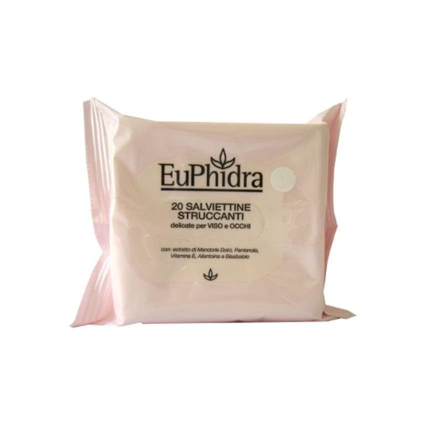 Euphidra Salviette Struccanti - Pacco da 20 Pezzi