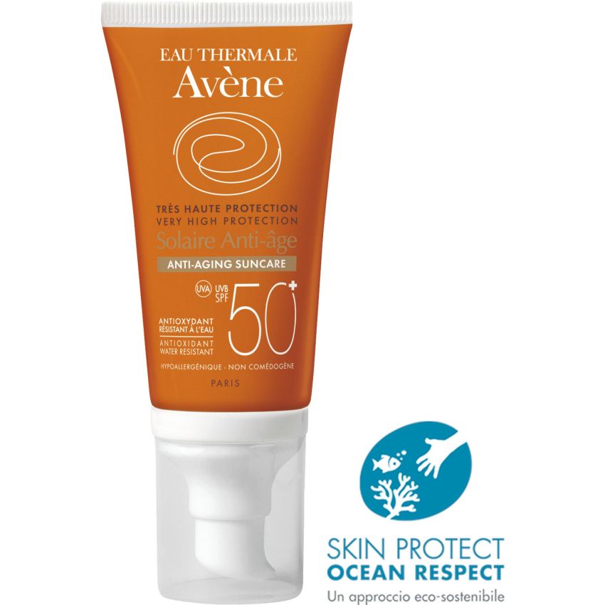 Avene Eau Thermale Crema Solare Anti-Invecchiamento SPF 50+ - 50ml