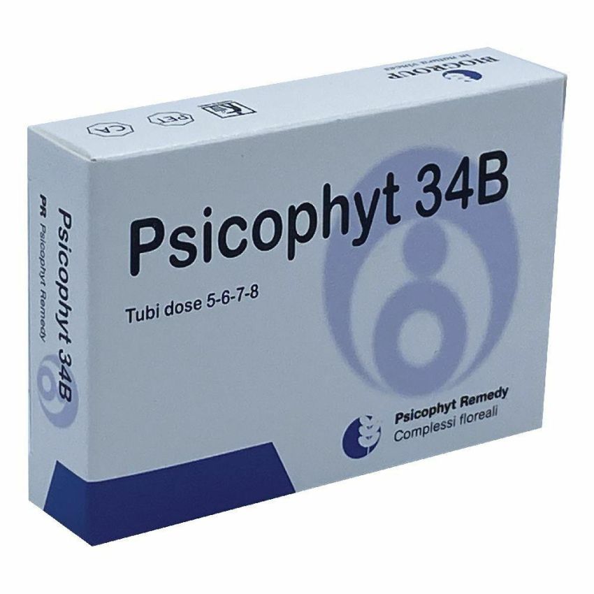 Psicophyt Remedy 34B - Confezione da 4 Tubi da 1,2g