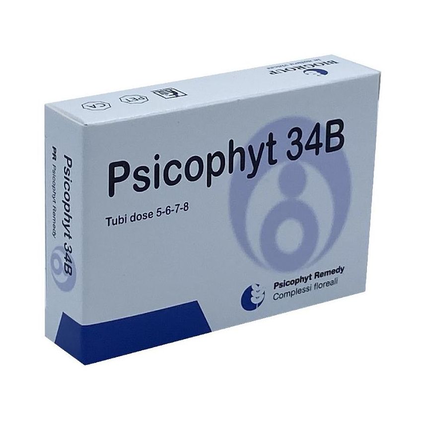 Psicophyt Remedy 34B - Confezione da 4 Tubi da 1,2g