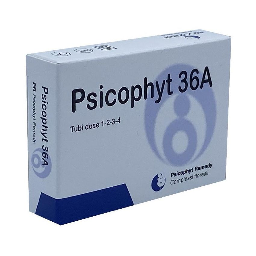 Psicophyt Remedy 36A - Trattamento Omeopatico con 4 Tubi da 1.2g