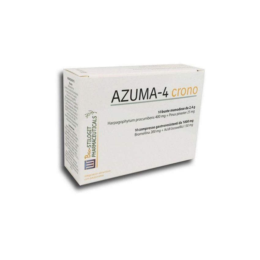 Azuma -4 Crono: Pacchetto da 20 Pezzi con 10 Compresse e 10 Buste