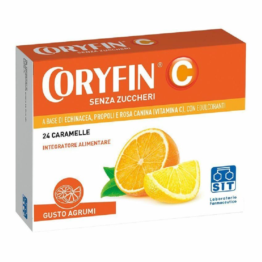 Coryfin C Agrumi Senza Zucchero - Integratore Alimentare 48g