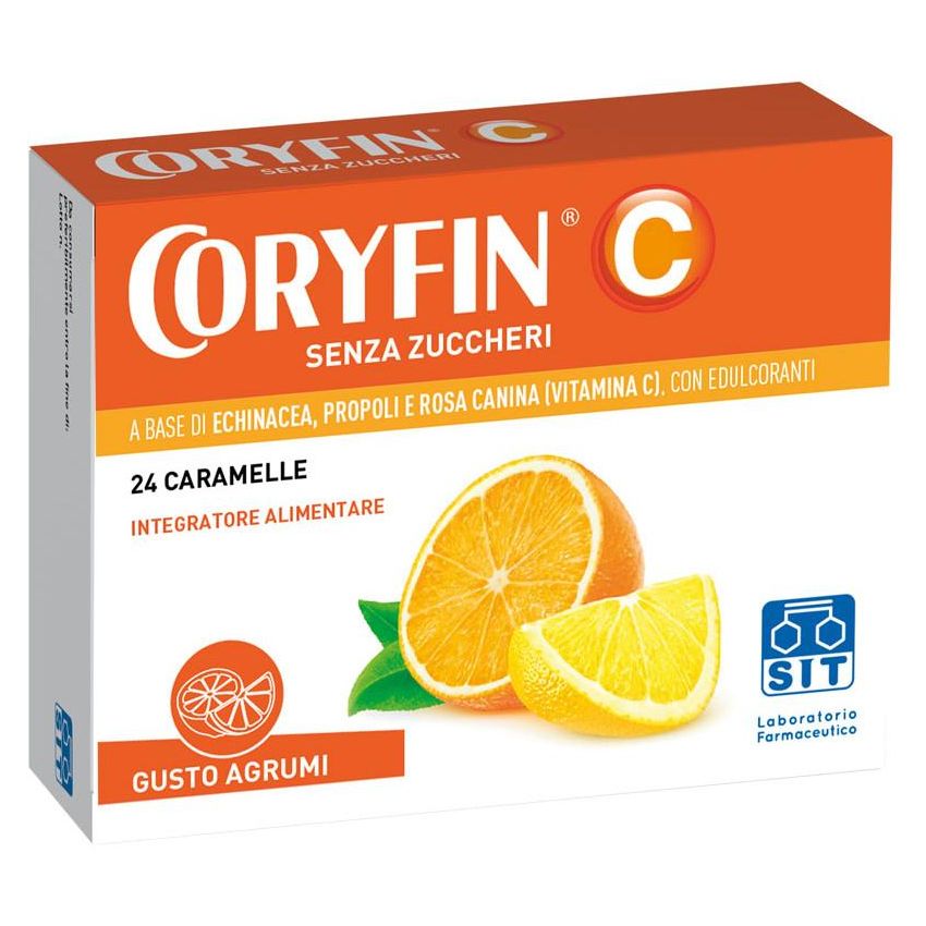 Coryfin C Agrumi Senza Zucchero - Integratore Alimentare 48g