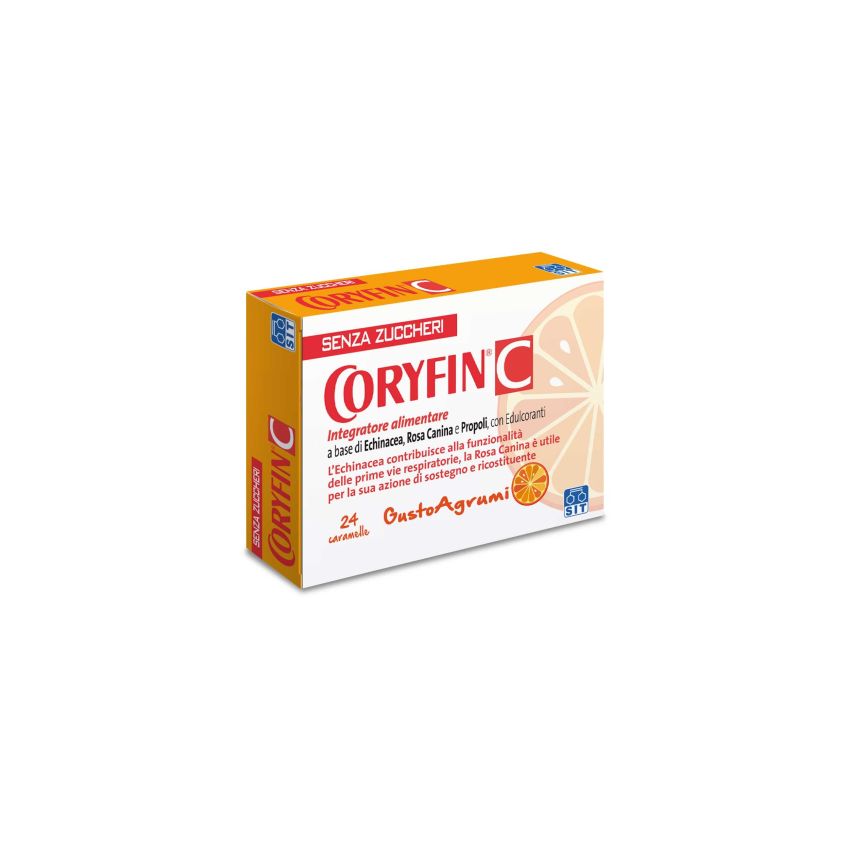 Coryfin C Agrumi Senza Zucchero - Integratore Alimentare 48g