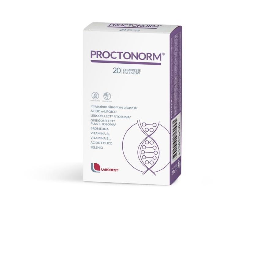 Proctonorm - Trattamento per Emorroidi, 20 Compresse