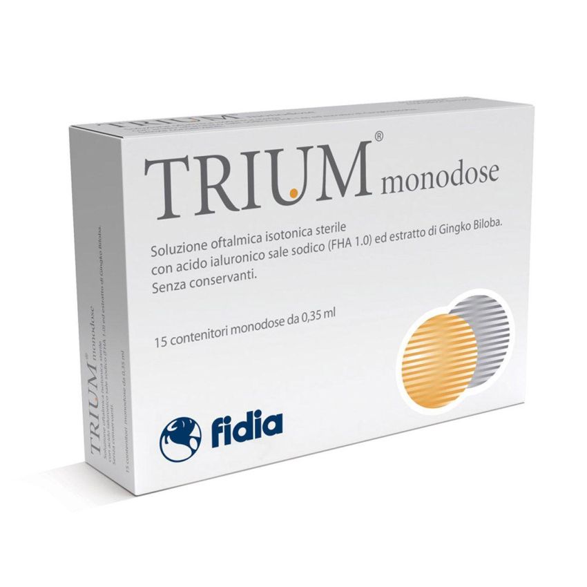 Trium Monodose - Gocce Oculari Idratanti - 15 Flaconcini Monouso
