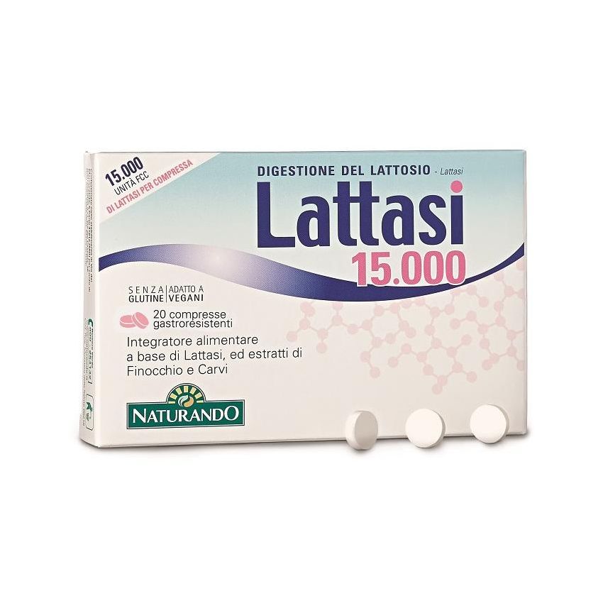 Compresse di Lattasi 15000 - Confezione da 20 Pezzi