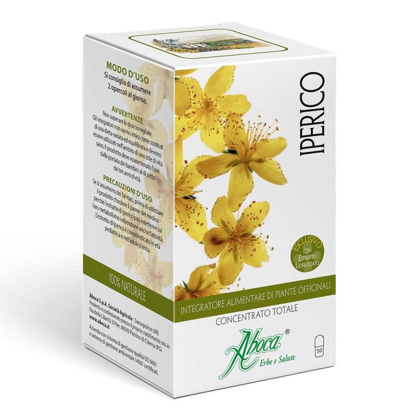 Aboca Iperico: Concentrato Totale in 50 Capsule