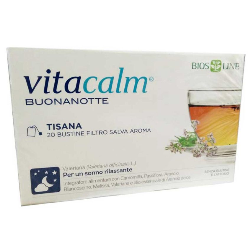 Vitacalm Buonanotte - Tisana Rilassante con 20 Filtri