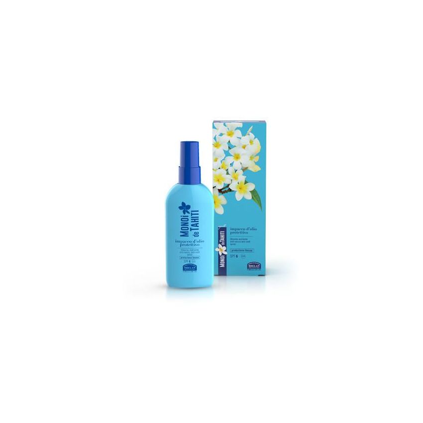 Helan Monoi Spray Impacco Protettivo per Capelli con SPF6, 100ml