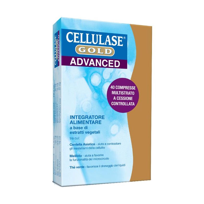 Cellulase Gold Advance - Trattamento Digestivo Avanzato 40 Compresse