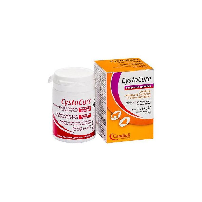 Cystocure Forte - Integratore Alimentare per Cani e Gatti, 30g
