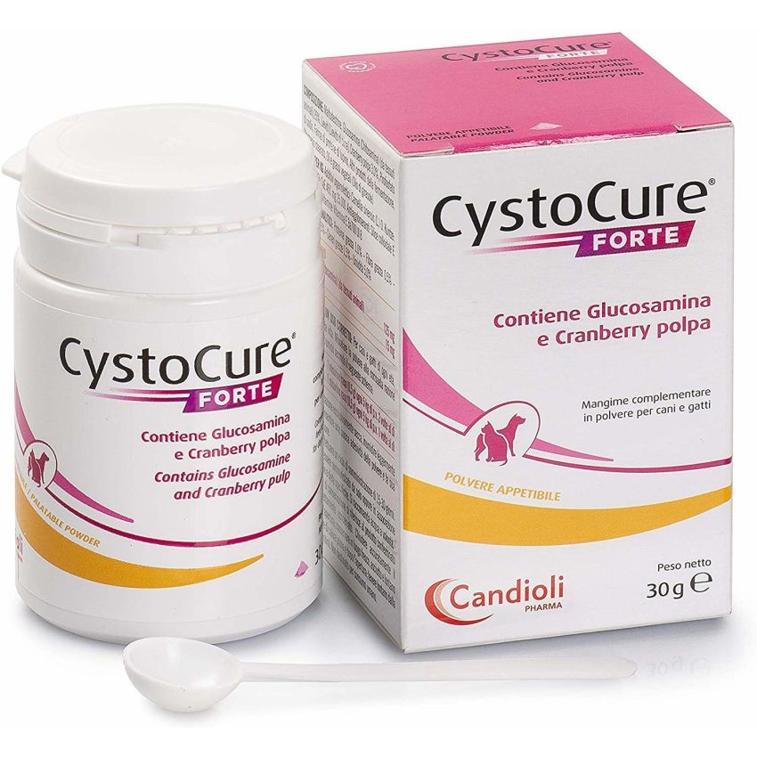 Cystocure Forte - Integratore Alimentare per Cani e Gatti, 30g