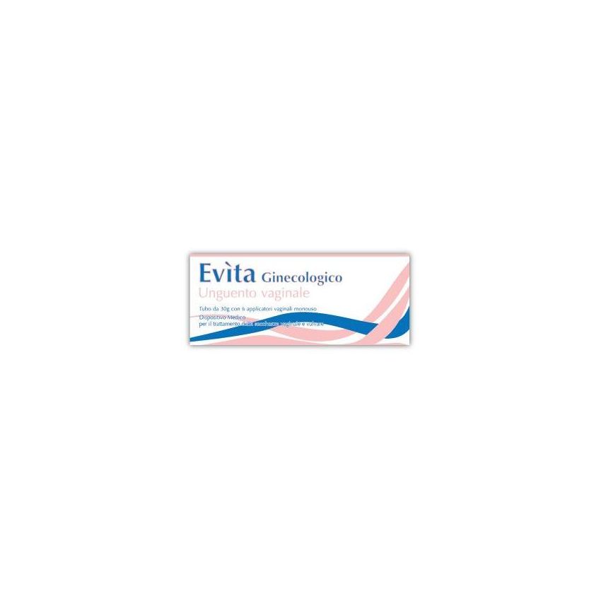 Evita Unguento Ginecologico Vaginale 30g con 6 Applicatori Monouso