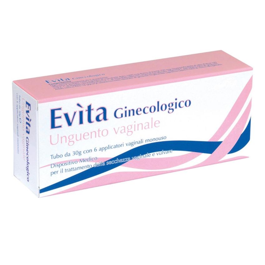 Evita Unguento Ginecologico Vaginale 30g con 6 Applicatori Monouso
