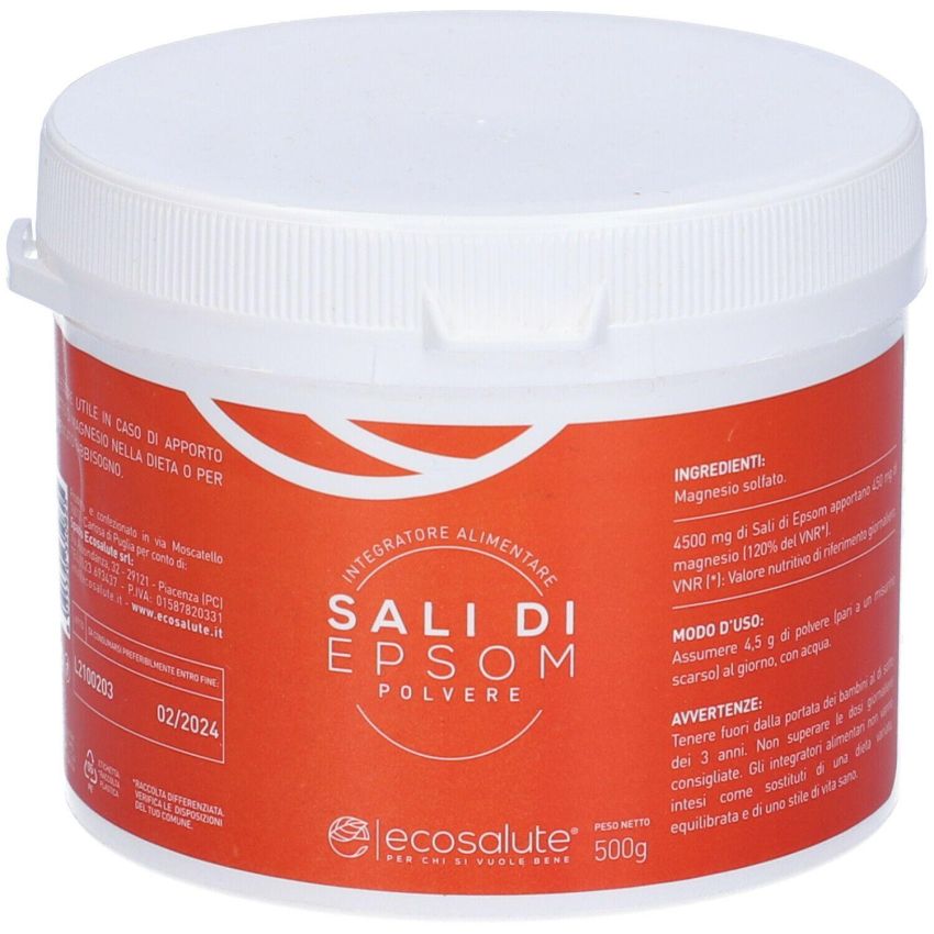 Polvere di Sali di Epsom, 500g
