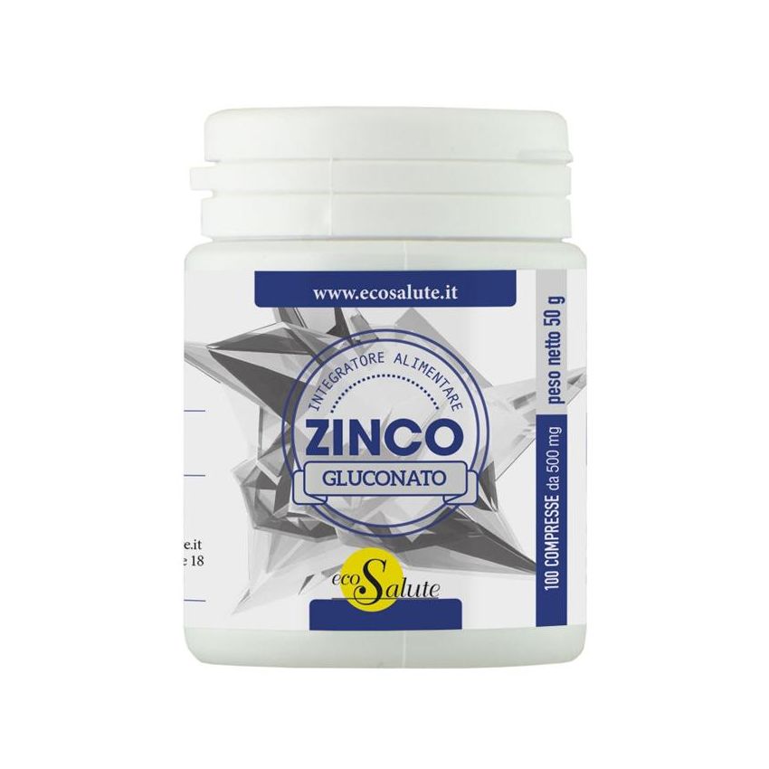 Zinco Gluconato - Integratore Alimentare, 100 Compresse