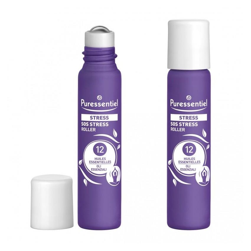 Roller Anti-Stress Puressentiel con 12 Oli Essenziali - 5 ml