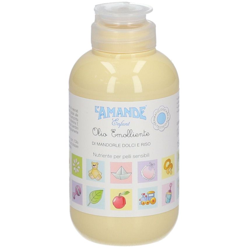 L'Amande Enfant Olio Emolliente Nutriente per Bambini, 150ml