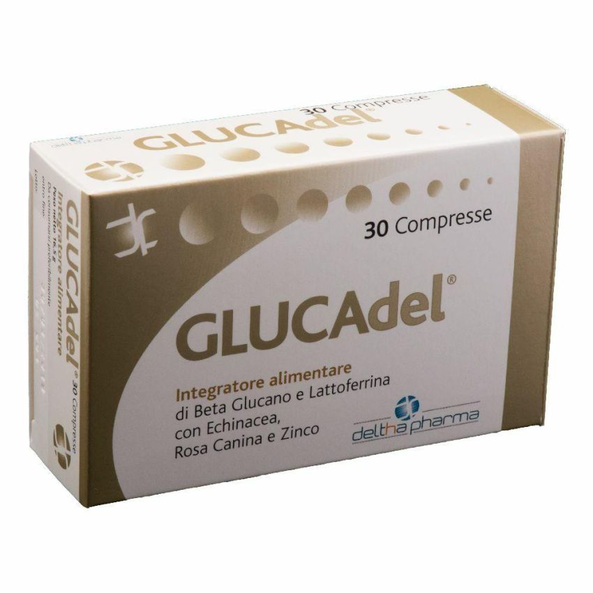 Deltha Pharma Glucadel - Integratore Glicemico - 30 Compresse