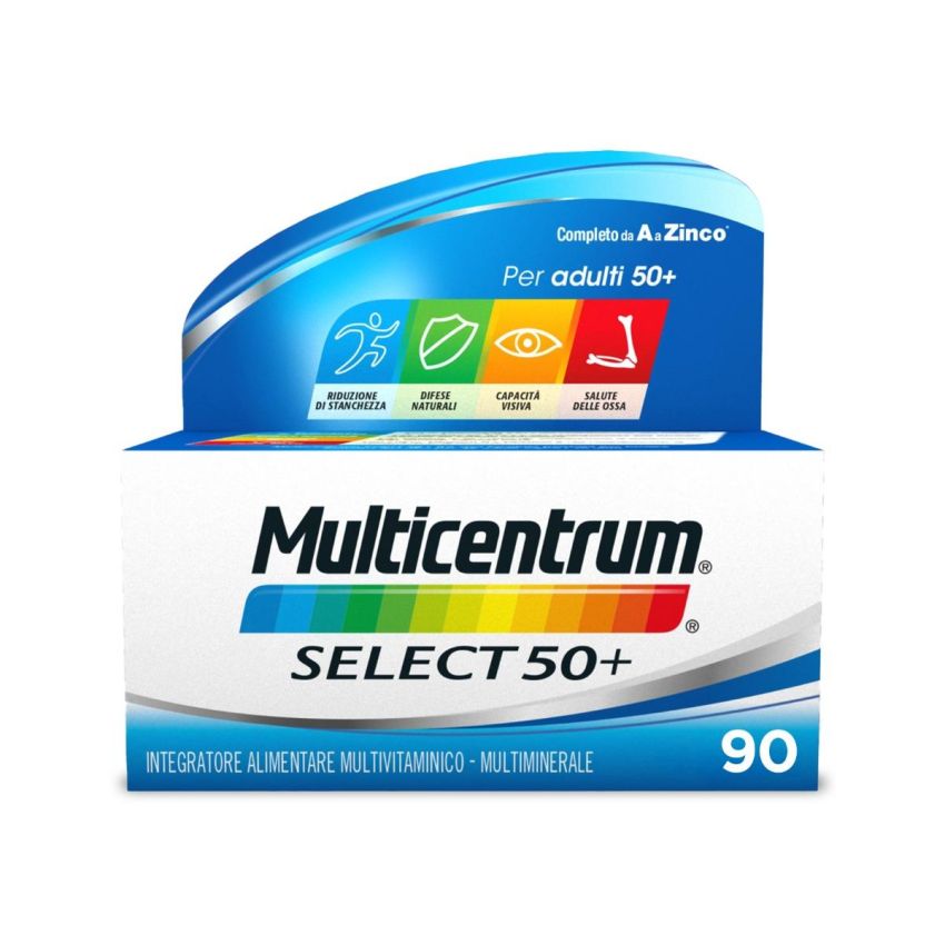 Multicentrum Select 50+ Integratore Multivitaminico 90 Compresse
