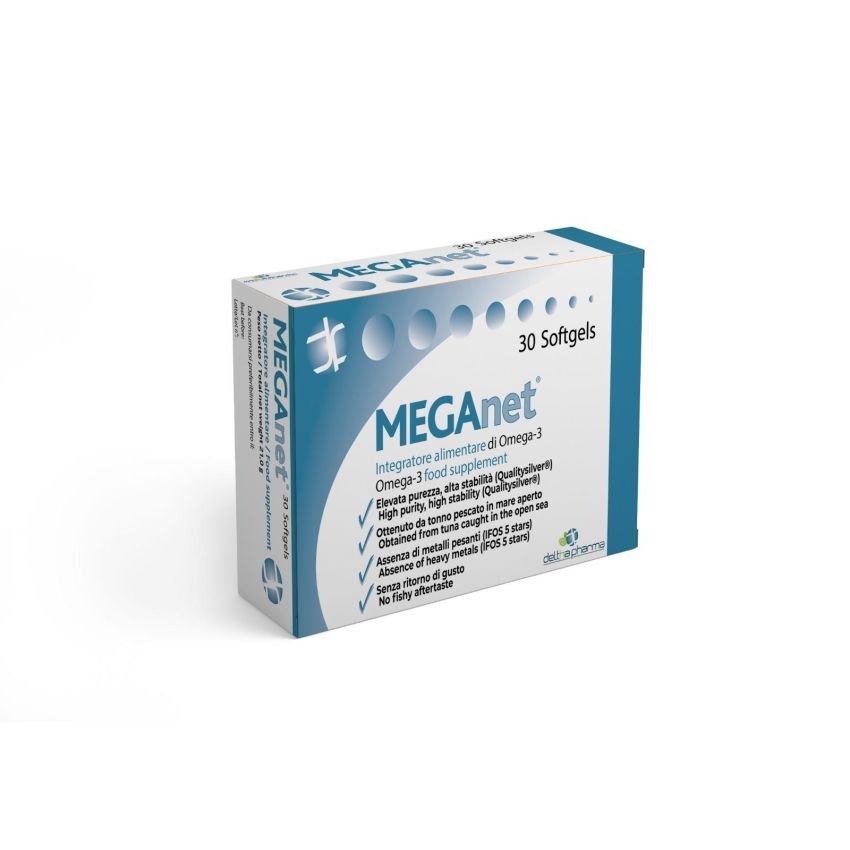 Deltha Pharma Meganet Supplemento Salutare - 30 Capsule