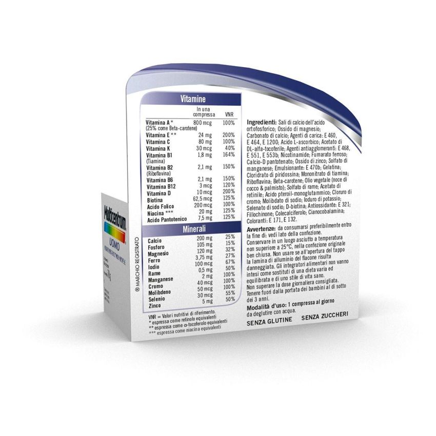 Multicentrum Complesso Vitamico per Uomo - 30 Compresse