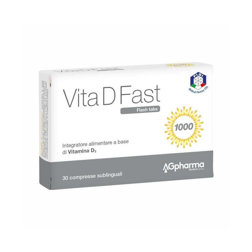 Vita D Fast - Integratore di Vitamina D, 30 Compresse