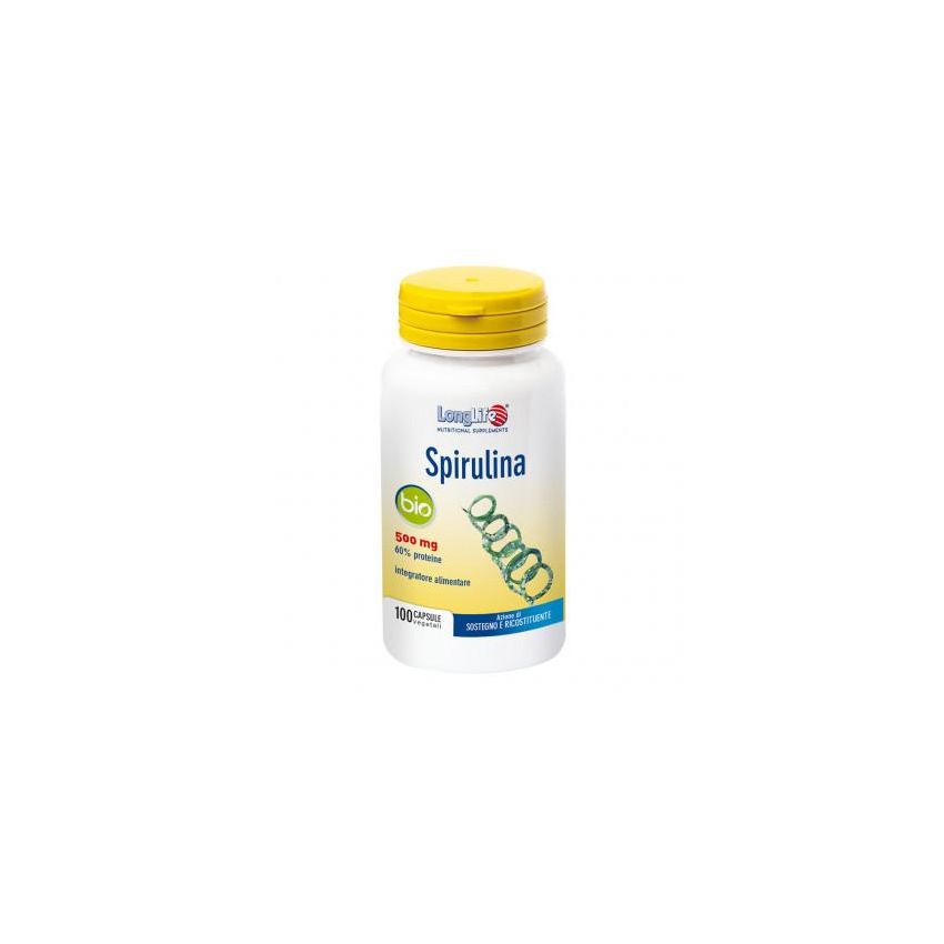 Spirulina Bio Longlife - 100 Capsule Naturali