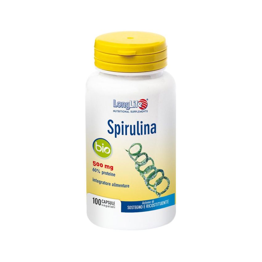 Spirulina Bio Longlife - 100 Capsule Naturali
