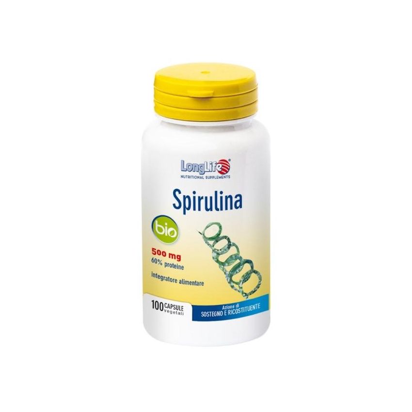 Spirulina Bio Longlife - 100 Capsule Naturali
