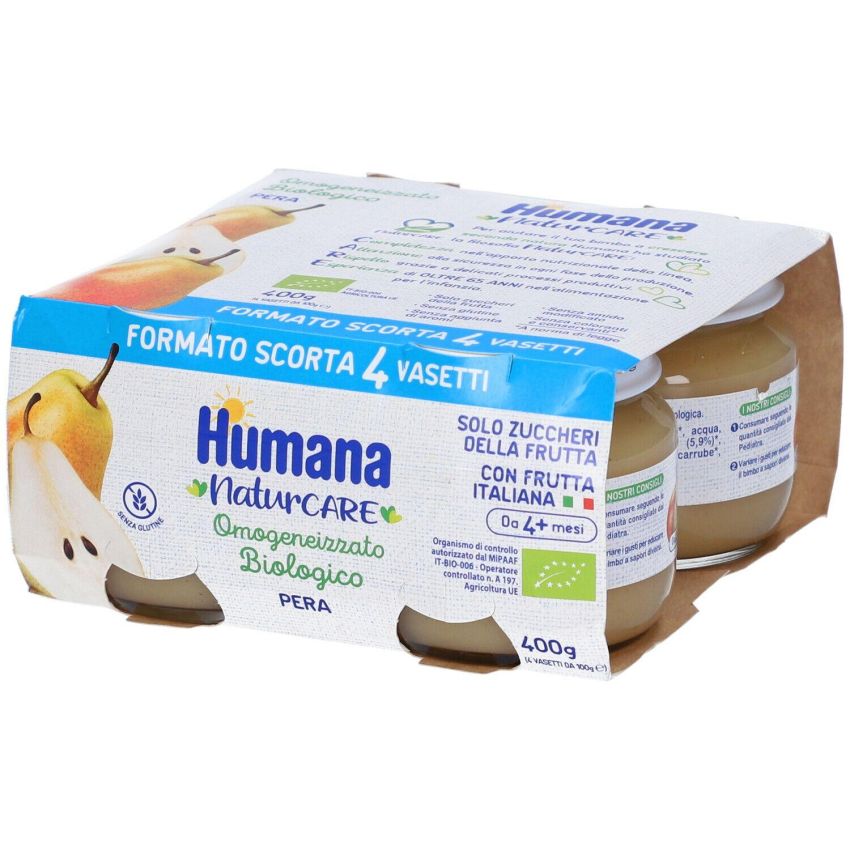 Humana Bio Omogeneizzato di Pera 4x100g
