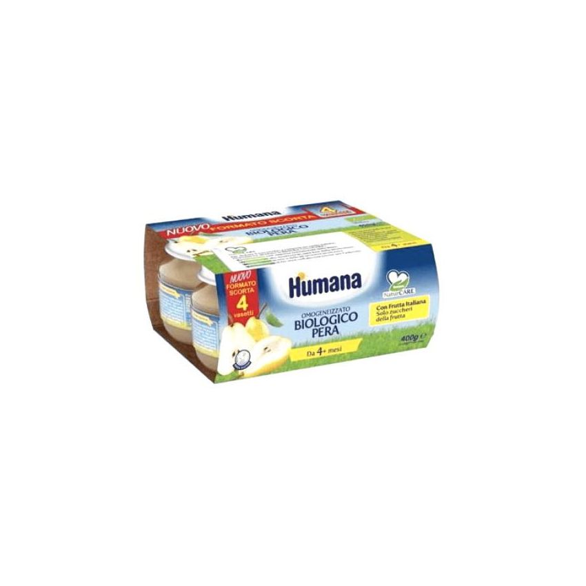 Humana Bio Omogeneizzato di Pera 4x100g