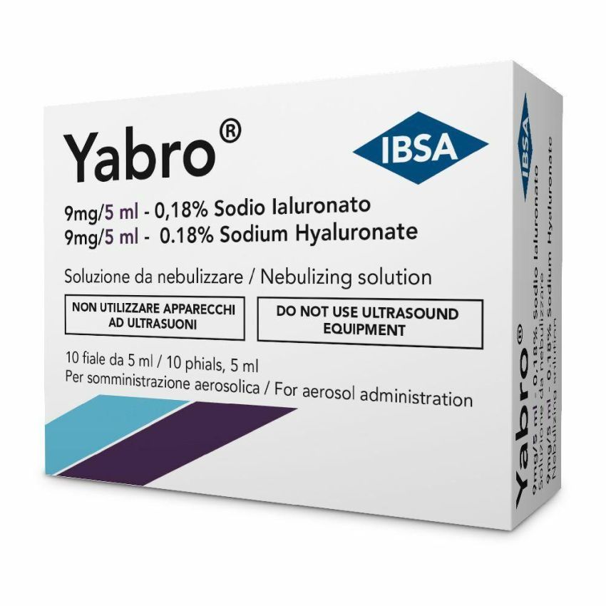 Yabro Aerosol Soluzione 0,18% - Pacco da 10 Fiale da 5ml