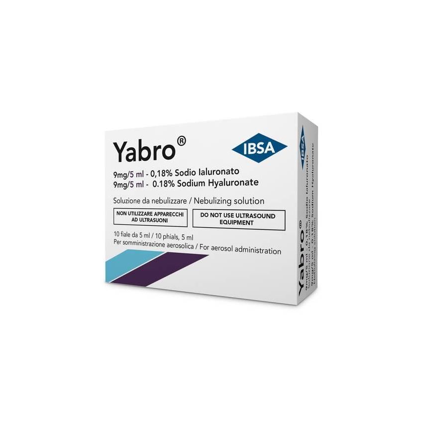 Yabro Aerosol Soluzione 0,18% - Pacco da 10 Fiale da 5ml