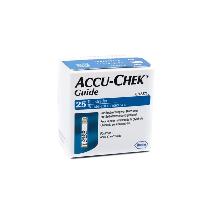 Accu-Chek Guide con 25 Strisce Reattive per Glucosio