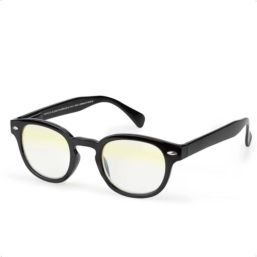 Contacta Blue Block +3,00 Diottrie: Occhiali Protettivi Anti-Luce Blu