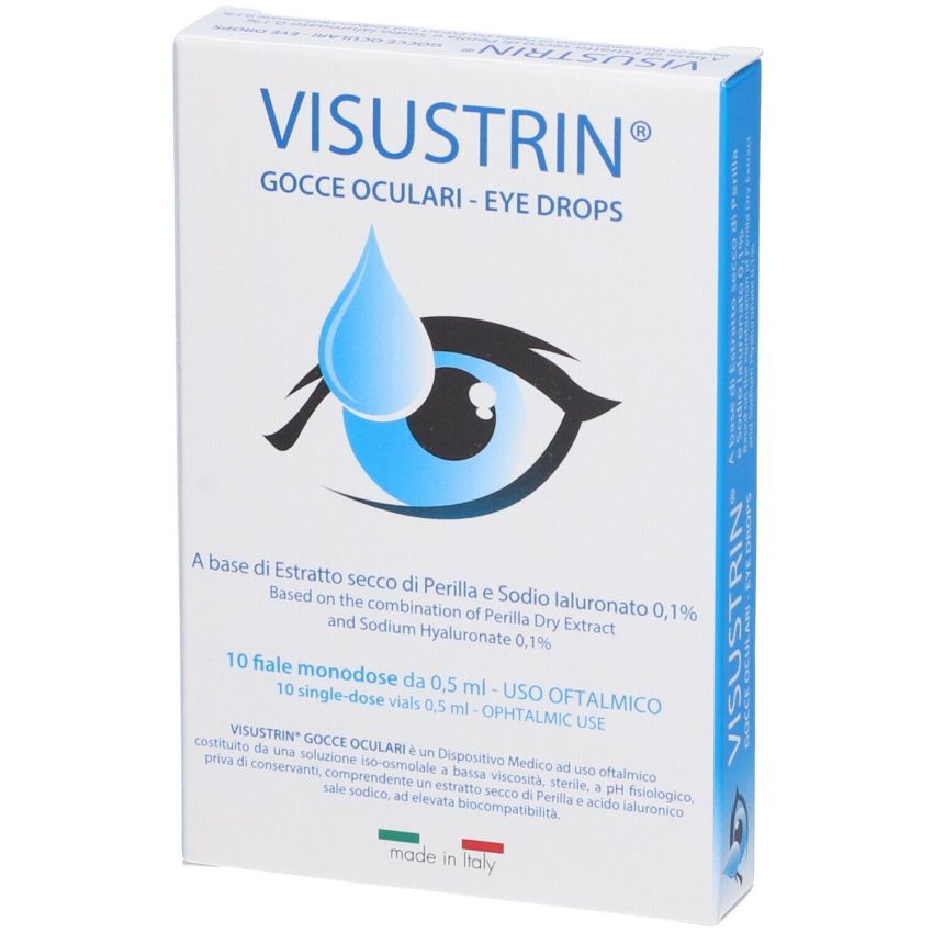 Visustrin Fiale Monodose - Gocce Oculari Salutari, Confezione da 10