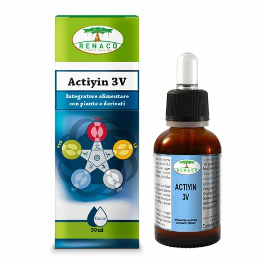 Gocce Actiyin da 50ml, potenza 3V