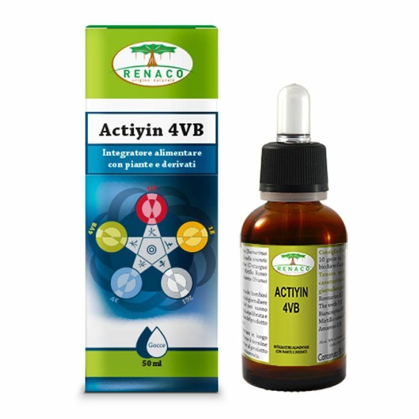 Renaco Actiyin 4VB Gocce Salute e Benessere - Flacone da 50 ml