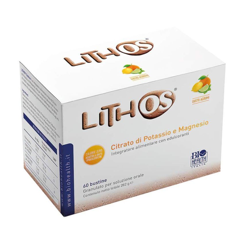 Lithos Gusto Agrumi - Bustine Solubili - Confezione da 60 Pezzi