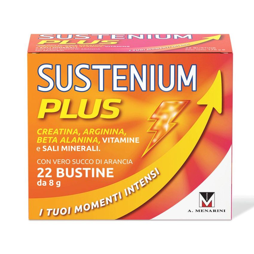 Sustenium Plus - Integratore Energetico in Bustine - Confezione da 22
