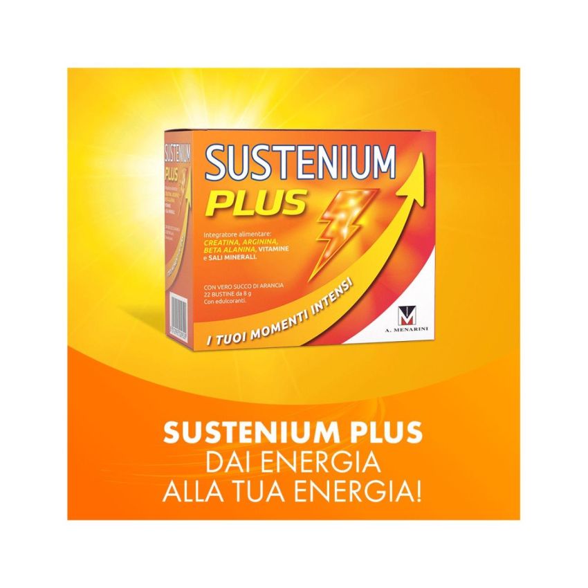 Sustenium Plus - Integratore Energetico in Bustine - Confezione da 22