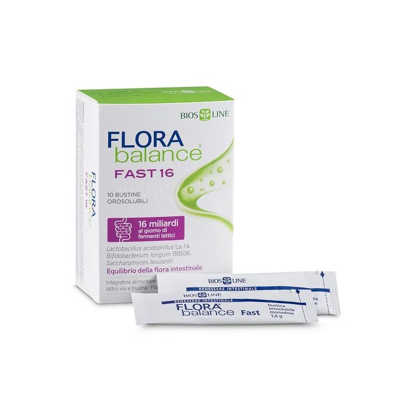 Bios Line Florabalance Fast - 10 Bustine Orosolubili