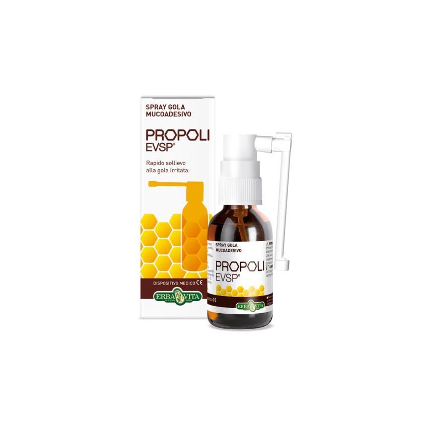 Erba Vita Spray per la Gola con Propoli EVSP - 20 ml